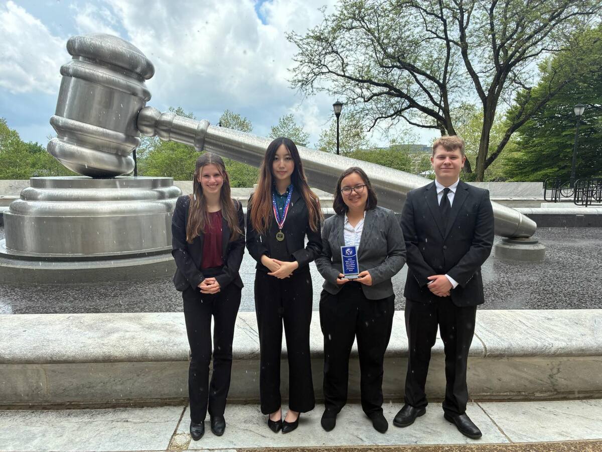 Photo of students from Moot Competition